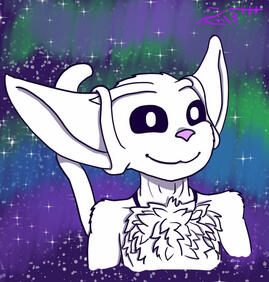 Bust Cel Shaded + BG Bust Cel Shaded + BG