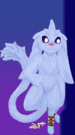 Fullbody Full Render + Gradient BG