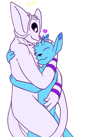 Halfbody Flat Color 2 Chars